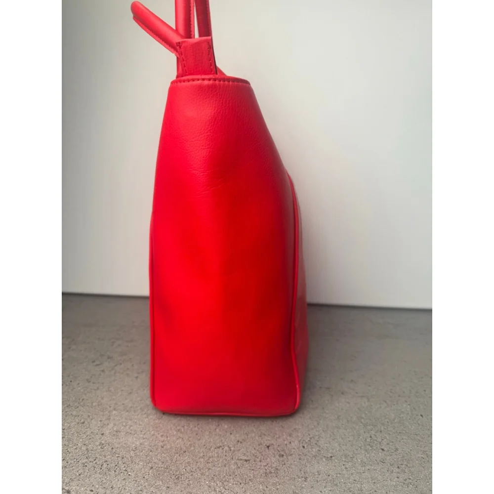 Women's Vessel Tote Bag Red/Silver One Size